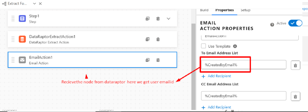 Email Action