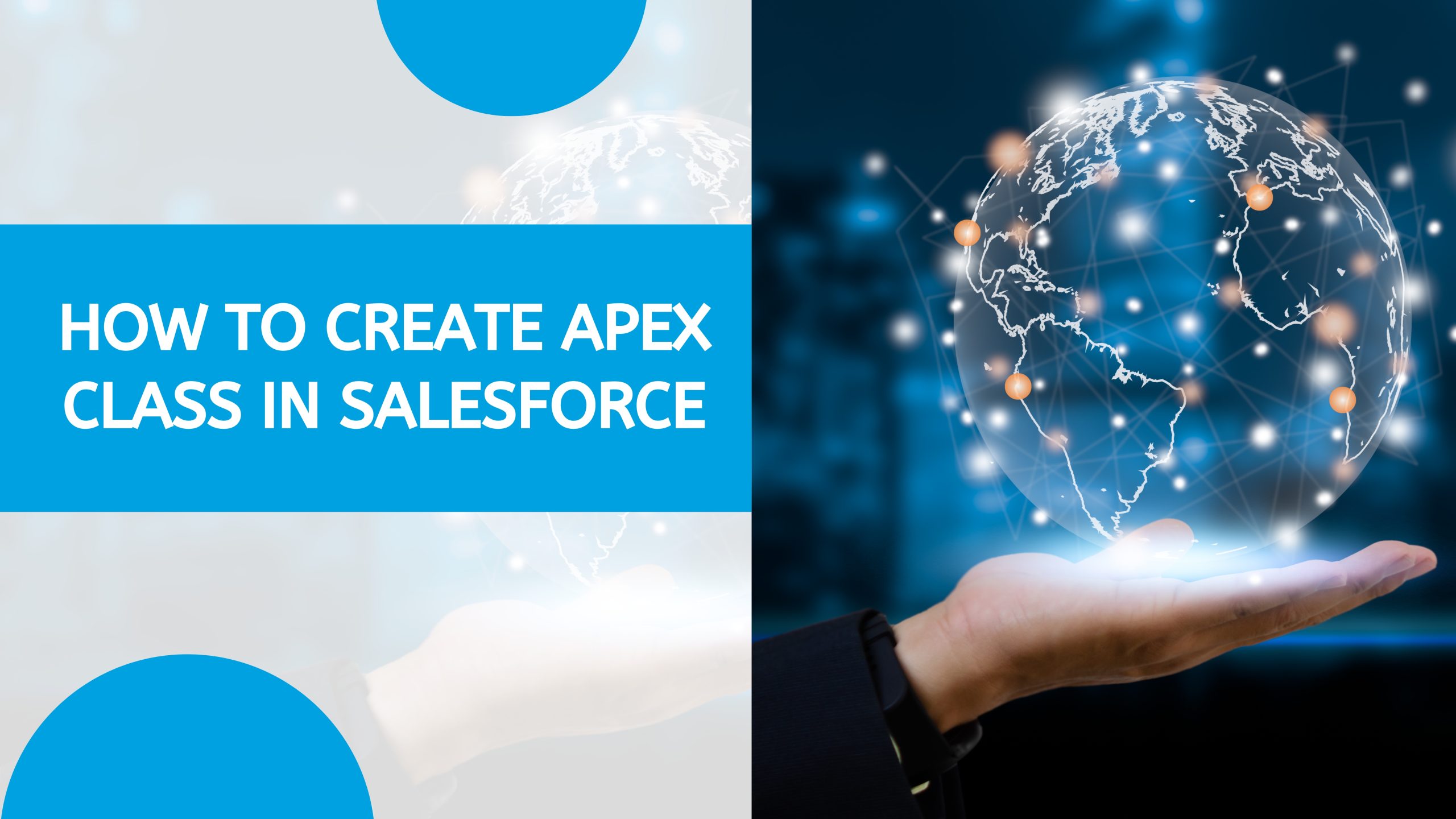 how to create apex class in salesforce